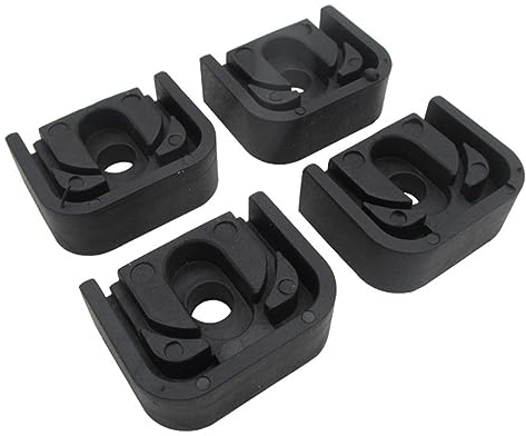 MAGICLULU en Caoutchouc pour Climatiseur 4 Pièces Amortisseurs Construction Robuste pour Unités de Climatisation Centrales