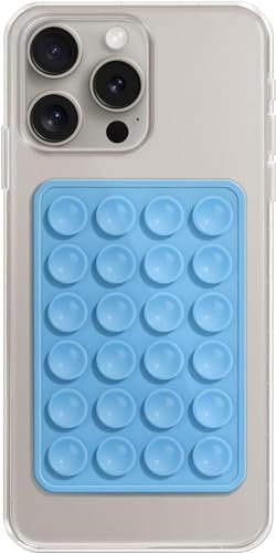 Buoluoioir Ventosa per Telefono Auto, Supporto per Cellulare Vivavoce Antiscivolo Silicone Supporto Smartphone Porta Cellulare Supporto per Selfie e Video Ventose per Cellulare per Doccia Specchio - 4