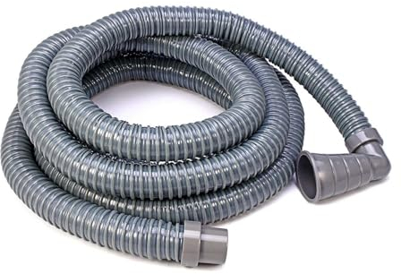 PJQUEKAIPJ Flexibler Ablaufschlauch for Waschmaschine, Geschirrspüler, Abwasserauslass, weicher Schlauch, Flexibles Rohr, passend for 32 mm (Size : 5m)