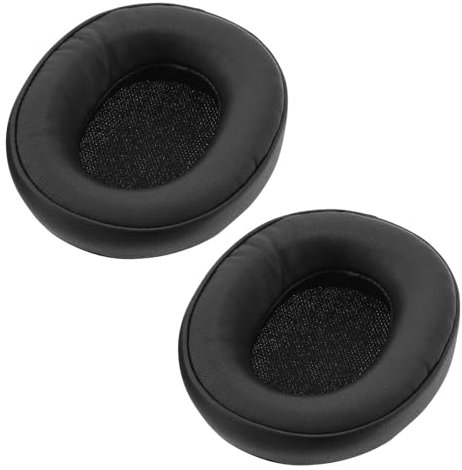 SING F LTD Un par de almohadillas de repuesto de piel de proteína compatibles con auriculares MPOW H17 H 17, almohadillas de espuma viscoelástica (negro)