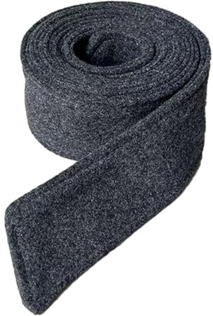Maxtonser Taillengürtel für Damen, Wolle, Mantel, Gürtel, gebürsteter Plüsch, schmücken, längenverstellbar, Mantel, Korsett, doppelseitiger Taillengürtel, Dunkelgrau