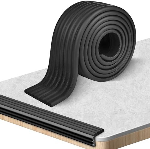 agctrler 5m x 8cm Kantenschutz Baby Schaumstoff, Kantenschutz Selbstklebend, Weichem Klebe Eckenschutz Baby Schaumstoff Kantenumleimer Selbstklebend Tischkantenschutz für Verschiedene Möbel