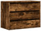Genérico Wenjingqi-852856 Eckkommode, aus technischer Eiche, 80 x 41 x 58 cm