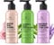 Botanic Hearth Relax and Renew shower set | Pack of 3 of Body Wash (British Rose,Lavender, Calendula Neem) 2 fl oz each