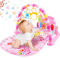 Baby Playmat Cute Kick & Play Piano Baby Play Gym 3D Design Safe Baby Fitness mit musikalischer, heller und Ringglock