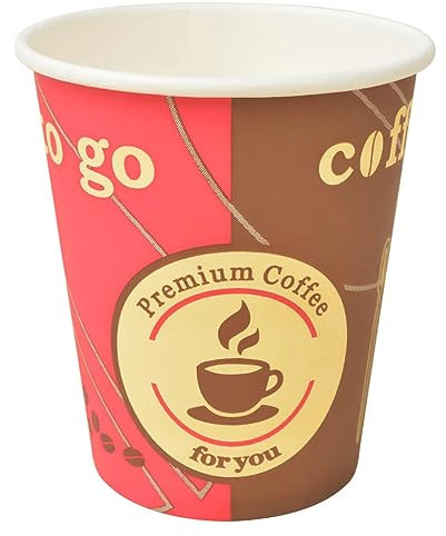 Générique Gobelet à café jetable 1000 pcs Papier 240 ML (8 oz), Entreprise & Industrie, Restauration, Vaisselle jetable, Tasses jetables, Multicolore, 5.71 KG, 30085