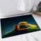 FSDGY Badvorleger Fußmatte Flauschig Teppich Badezimmerteppich Duschmatte für Bade & Wohnzimmer Schlafzimmer,Der kleine Prinz und der Fuchs schauen in den Himmel,60x90 cm