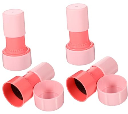 SOPOTUTU 4stücke Lehruhrenstempel Zum Zeitlernen Für Junge Mädchen Selbstfärbende Uhrenmusterstempel Lernuhrenstempel Für Junge Mädchen Uhrenstempel-Spielzeug Für Lernen