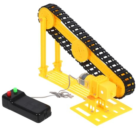 Warmhm Conveyor Model Making Kit for Boys and Girls Stem Science Experiment Diy Assembly Toy Educational Conveyor Project Prop for Classroom Learning and Engineering Activities Random Color