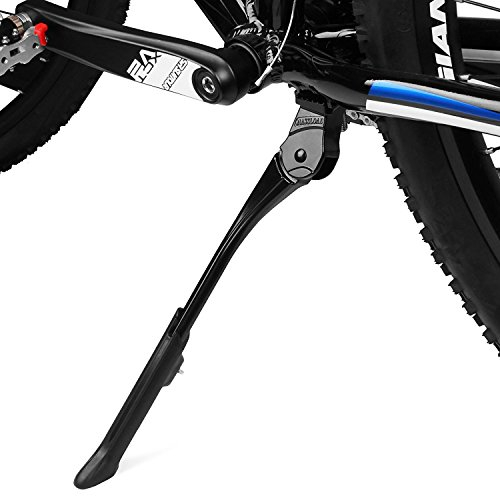 BV, Verstellbarer Fahrrad-Ständer mit verdeckter Federverriegelung, für 24-29 Zoll Fahrräder, BV-KA76-BK, Schwarz, 24-29-Inch