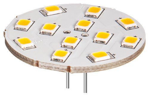 goobay 5er Set LED Einbaustrahler 2 W Sockel G4, ersetzt 20 W, 170 Lumen warm-weißes Licht mit 2800 K