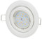 Einbaustrahler Weiss Set 5Watt LED 450Lumen Warmweiss Leuchte Strahler Spot Einbauspot GU10 230Volt Ø100mm