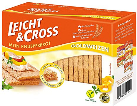 Leicht & Cross Knusperbrot, Goldweizen, 125 g