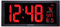 Acu-Rite AcuRite 75100C 18-Inch Large Led Clock with Indoor Temperature, Black