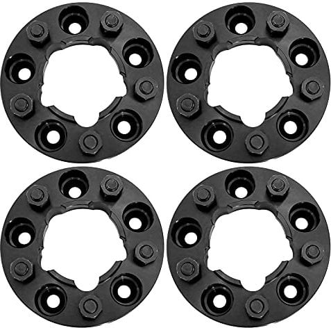 WINCHMAX. 38-mm-Spurverbreiterungen. Kompatibel mit Land Rover Defender, Disco1, Range Rover Classic. SCHWARZ. T1.