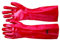 OX Red PVC Gauntlets - Size 10 (XL)