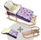 BAMBINIWELT Kombi-Angebot Holz-Schlitten mit Rückenlehne & Zugseil + universaler Winterfußsack (108cm), auch geeignet für Babyschale, Kinderwagen, Buggy, aus Wolle im Eulendesign (Motiv $6)