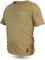 normani Taktisches Tropen T-Shirt mit Armtaschen, Unterarmtaschen und 3 Klettpatchflächen Farbe Khaki Größe XL