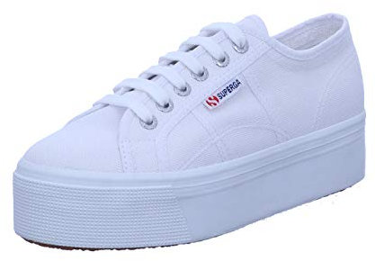 Superga Damen 2790 Platform Shoes, weiß-White (White), 40 EU