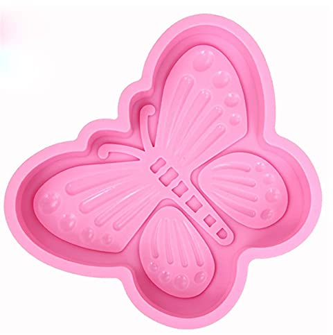 Holzsammlung Schmetterlingskuchen Dessert Dekoration Backformen Silikon Kuchenform Motivbackformen Backform für Geburtstagsfeiern, Muttertag, Valentinstag, Hochzeiten, Freunde Treffen Sich