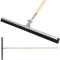 KOTARBAU® Escurresuelos con escobilla de Espuma 55 cm, Rasqueta de Aluminio con Mango de Madera, Limpiador de Suelo, Extractor de Agua, Deslizador de Agua, Rastrillo para Suelos, Limpiacristales
