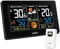 Youshiko YC9444 (Official 2025 UK Version) Wireless Weather Station, Radio Controlled Clock, Indoor Outdoor Temperature Thermometer, Humidity, Barometric Pressure, Ice Alert, Moon Phase
