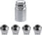 X AUTOHAUX M14x1.5 Car Wheel Lock Lug Nuts Kit for Tesla Model 3 Silver Tone