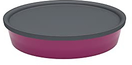 Ornamin Food to go-Schale 600 ml brombeer mit Deckel (Modell 1243 + 1248) / Mehrwegschale, Kunststoffschale, Salatschüssel, Pastaschale … (Brombeer)