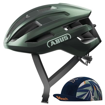 ABUS Rennradhelm PowerDome ACE - mit ABUS Race Cap - leichter Fahrradhelm mit cleverem Belüftungssystem - Made in Italy - für Damen und Herren