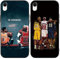 nurkorki [2 Stück Handyhülle für iPhone XR Hülle 6,1, Basketball Legende 24 23 Player Star Cool Mode Muster Design Case Matt Weich Silikon Stoßfest Back Cover Schutzhülle für iPhone XR
