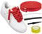Endoto dicke Schnürsenkel für Air Force 1, klobige gedrehte runde Baumwoll-schuhbänder mit DIY-Anpassungszubehör für AF1 Sneaker-Schuhe, Big seil Rope Laces (Rot, Größe: 10 mm)