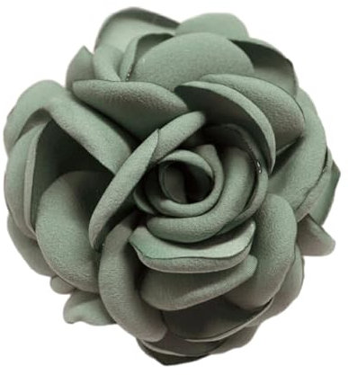 CLSSLVVBN Broches délicates et complexes pour Une Touche Artistique Unique, Broche de Corsage de Fleur, Broches de Fleur en Tissu, Broche de Fleur, Vert