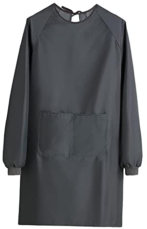 Folpus Tierpflege-Schürze für Haustiere, wasserabweisend, Schwarz