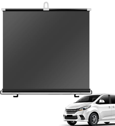 Parasol retráctil para parabrisas,Parasol para parabrisas de coche - Parasoles retráctiles automáticos | Accesorios interiores de automóviles con obturador delantero/trasero, protector de visera solar