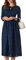 GRACE KARIN Women's Fall Dress Plus Size Elegant Evening Semi Formal Occasion Dress Navy Blue XXL