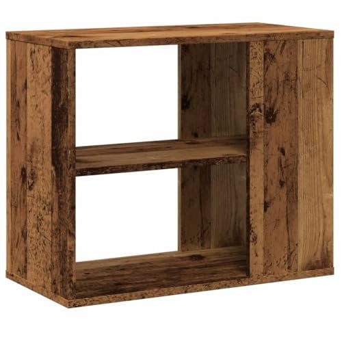 vidaXL Beistellschrank Altholz-Optik 60x30x50 cm Holzwerkstoff, Beistelltisch, Aufbewahrungsschrank, Sofatisch, Beistelltische, Aufbewahrungsschränke