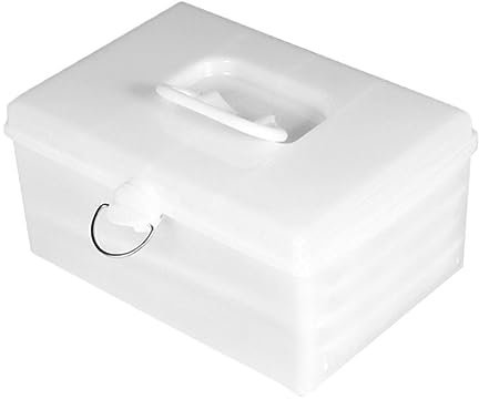 GREENADSCAPE Kasten Mahjong-Box majiang winco Mahjong-Fälle durchsichtige Schuhkartons Netz Mahjong-Lagertank Mahjong-Koffer mit großer Kapazität Aufbewahrungsbehälter Mahjong-Fall Plastik Weiß