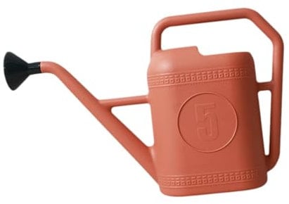 KESOTO Gießkanne mit Tragbarem Griff für Gartenbewässerung, Rot, 5l
