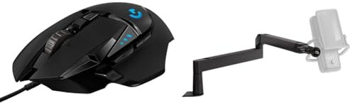 Logitech G502 Hero Souris & Elgato Wave Mic Arm LP