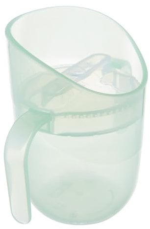 Difrax LOVI Baby-Tasse zum Lernen – 150 ml – langsamer Durchfluss – kein Auslaufen in normaler Position – nicht 100 % dicht – ab 6 Monaten – Grün