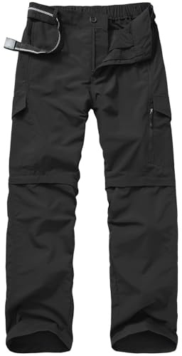 Jessie Kidden Men's Hiking Walking Trousers Convertible Zip Off Safari | Outdoor Quick Dry Lightweight Breathable UPF 50 Water Resistant Cargo Boy Scout Pants Travel Fishing Backpacking Camping
