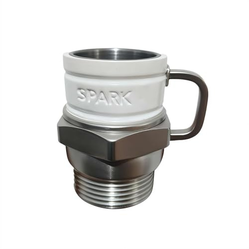 FLKWOP Spark Plug Mug, Engine Spark Plug Design, Novelty Coffee Mug, Personalized Automotive Coffee Mugs 2025 New