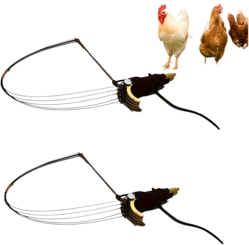 Trampa Profesional para Aves para Pollo, faisán, Pato Silvestre, Perdiz y ánade Real. Ata los pies de Las Aves sin hacerles daño (10 PCS)