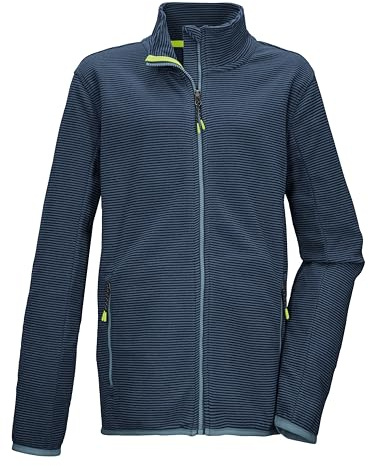 killtec Jungen Fleecejacke mit Stehkragen KOS 162 BYS FLC JCKT, dunkelblau, 164, 44358-000