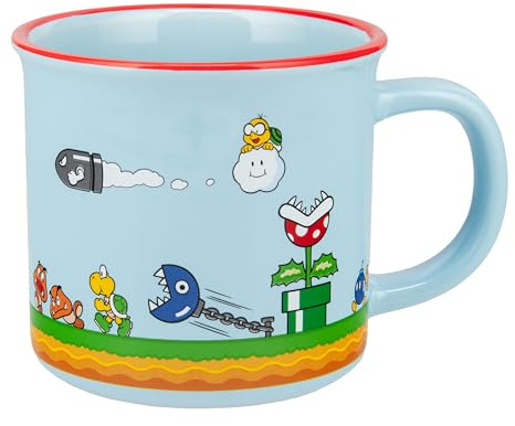 Paladone Super Mario Keramiktasse 350 ml – Offiziell lizenziertes Super Mario-Produkt