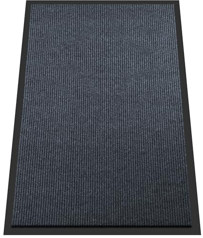 BesWin Extra Large Front Door Mat, 90x 120cm Indoor Outdoor Entrance Mat, Heavy Duty Commercial Floor Mats, Non-Slip Rubber Backing Doormat for Entryway, Waterproof, Low-Profile, Easy to Clean