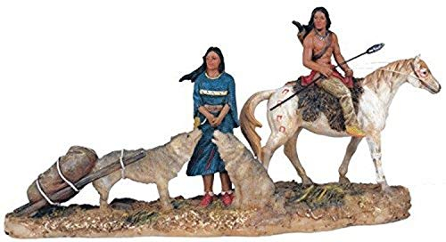 George S. Chen Imports StealStreet SS-G-11393 Indianerpaar Sammlerstück Indianerfigur Skulptur Statue
