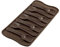 silikomart | SCG28 Moule en silicone pour chocolats CHOCO SPOON, antiadhésif, 8 cuillères à chocolat, paquet de 1 moule pour sucreries, Easy Choc, 96 x 26 mm, h 16 mm, Made in Italy