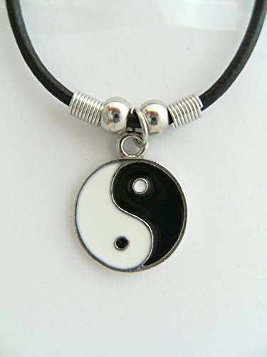Unbekannt Kette Yin und Yang 2,5cm Ketten Modeschmuck Anhänger