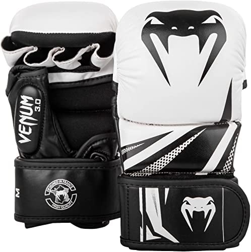 Venum, Challenger 3.0 Sparring Handschuhe, Unisex Erwachsene, M, Weiß/Schwarz
